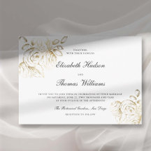 Casamento Dourado Clássico Moderno de Peony Art Sk