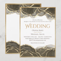 Casamento Dourado com Tinta Álcool Elegante