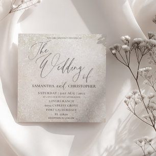 Convites Casamento Dourado da Caligrafia Elegante