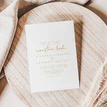 Casamento Dourado de Nuestra Boda moderno Elegante