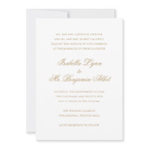 Casamento Dourado Formal Elegante Tradicional