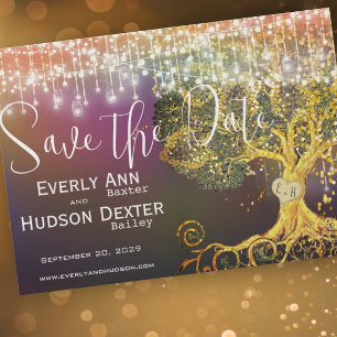 Convites Casamento Dourado Roxo de Fairytale da Floresta Sa