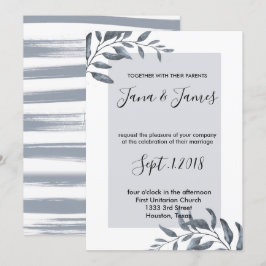 Convites Casamento Dusty Blue Eucalyptus