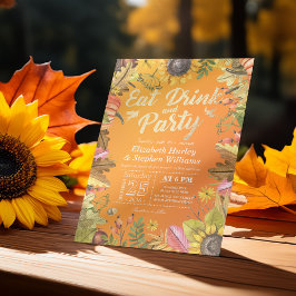 Convites Casamento EAT Drink e Maple do Partido Deixam Pump