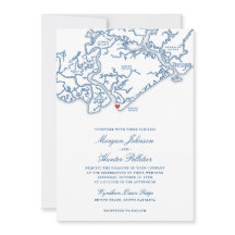 Casamento Edisto Beach Tudo-em-Um com QR RSVP