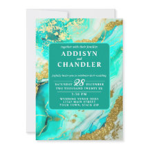 Casamento Elegance Turquoise Geoinspirado