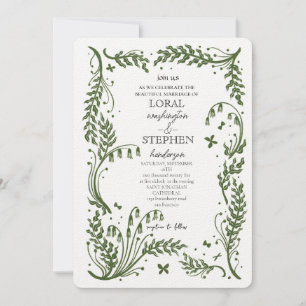 Convites Casamento Elegância Perene