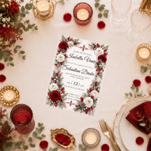 Casamento Elegância Romântica de Frutas de Inverno