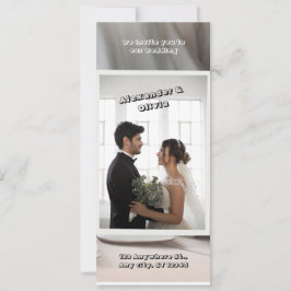 Convites Casamento Elegante Branco