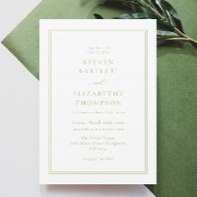 Casamento Elegante Branco e Verde