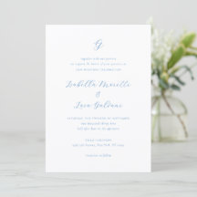 Casamento Elegante Chic de Costa Azul e Branco