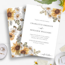 Casamento Elegante com Girassóis