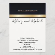 Casamento elegante de branco preto-branco-chico e 