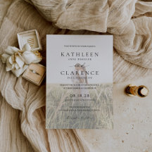 Casamento Elegante de Foto Branco e Preto Clássico