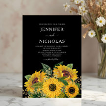 Casamento Elegante de Girassóis Florais 