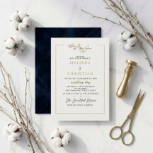 Casamento Elegante de Inverno com Esboço a Lápis d