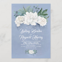 Casamento Elegante de Pedagas de Flores Brancas e