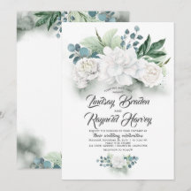 Casamento Elegante de Penas de Florestas Brancas