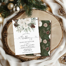 Casamento Elegante de Pinheiro de Inverno