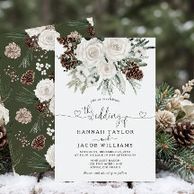 Casamento Elegante de Pinheiro de Inverno