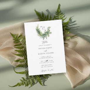Convites Casamento Elegante Do Crest. Woodland Da Floresta