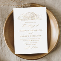 Casamento Elegante Dourado Rustic Barn