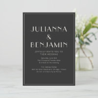 Casamento Elegante e Sofisticado Preto e Branco