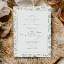 Casamento Elegante em Verde Sage com Chinoiserie