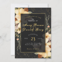 Casamento Elegante Flor de Ouro