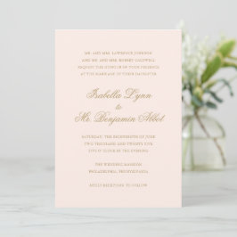 Convites Casamento Elegante Formal Cor-de-Rosa Escamudo Tra