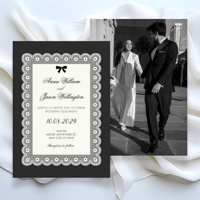 Convites Casamento elegante minimalista moderno (Criador carregado)