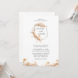 Convites Casamento Elegante Rústico Caprichoso com Flores S