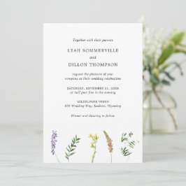 Convites Casamento Elegante Rústico Simples Floral Floral S
