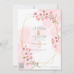 Convites Casamento Elegante Sakura Himura Miyuki Casamento