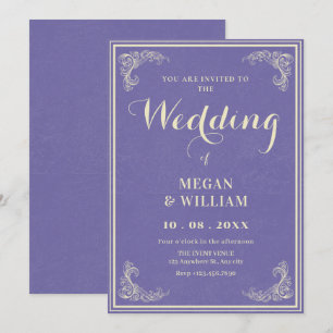 Convites casamento elegante vintage