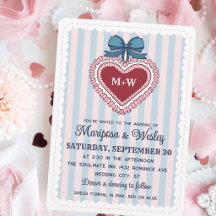 Casamento em Azul Rosa com Pregueado e Listras Cor