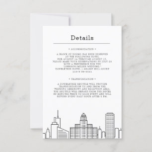 Convites Casamento em Buffalo, Nova York   Detalhes do Conv