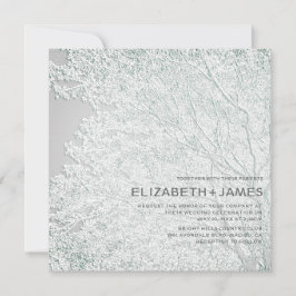 Convites Casamento em forma de esboço exclusivo em árvore ©