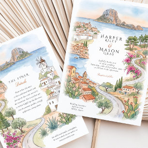 Convites Casamento em Ibiza, Espanha