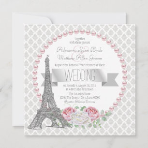 Convites Casamento em Paris no Campo Francês