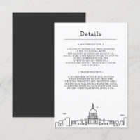 Casamento em Washington DC | Detalhes do Convidado