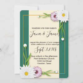 Convites Casamento encantador de chic moderno