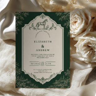 Convites Casamento Equestre Toile Floresta