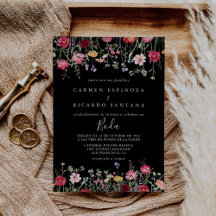 Casamento Espanhol de Flor Selvagem de Jardim Mult