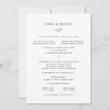 Casamento Espanhol Sophia Invitación Boda Catolica