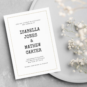Convites Casamento estilo rústico fonte máquina de escrever