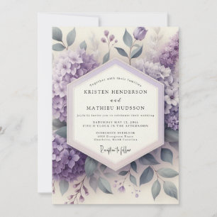 Convites Casamento Etéreo Flor de Lavanda