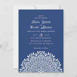 Convites Casamento Étnico Boho Floral Mandala Colorido Mode