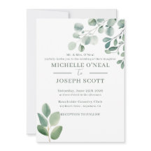 Casamento Eucalyptus Sage Green Watercolor
