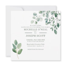 Casamento Eucalyptus Sage Green Watercolor